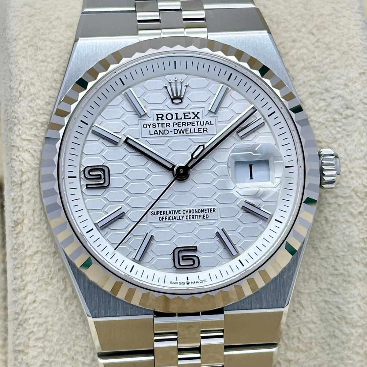 Land-Dweller 36 18K White Gold Ref 127234 2026