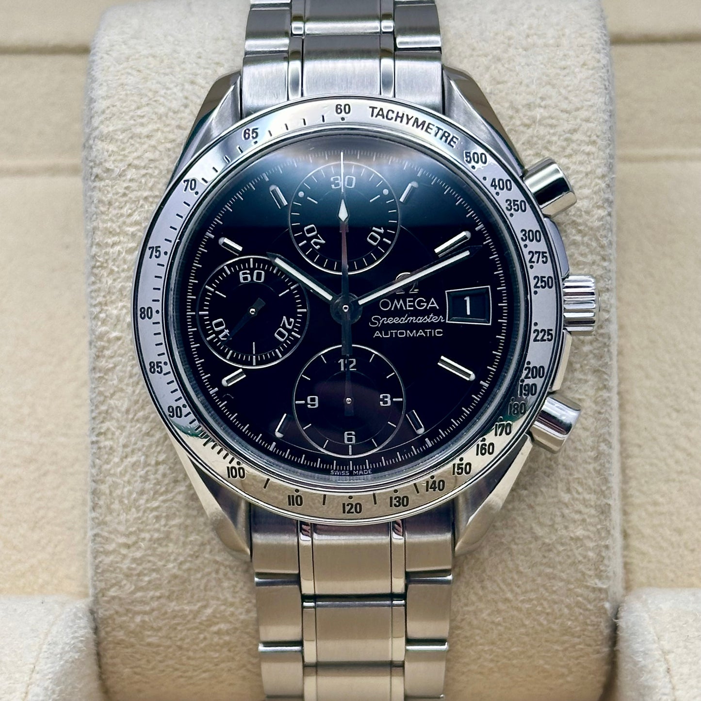 Speedmaster Date Automatic Black Dial Ref 3513.50 2003