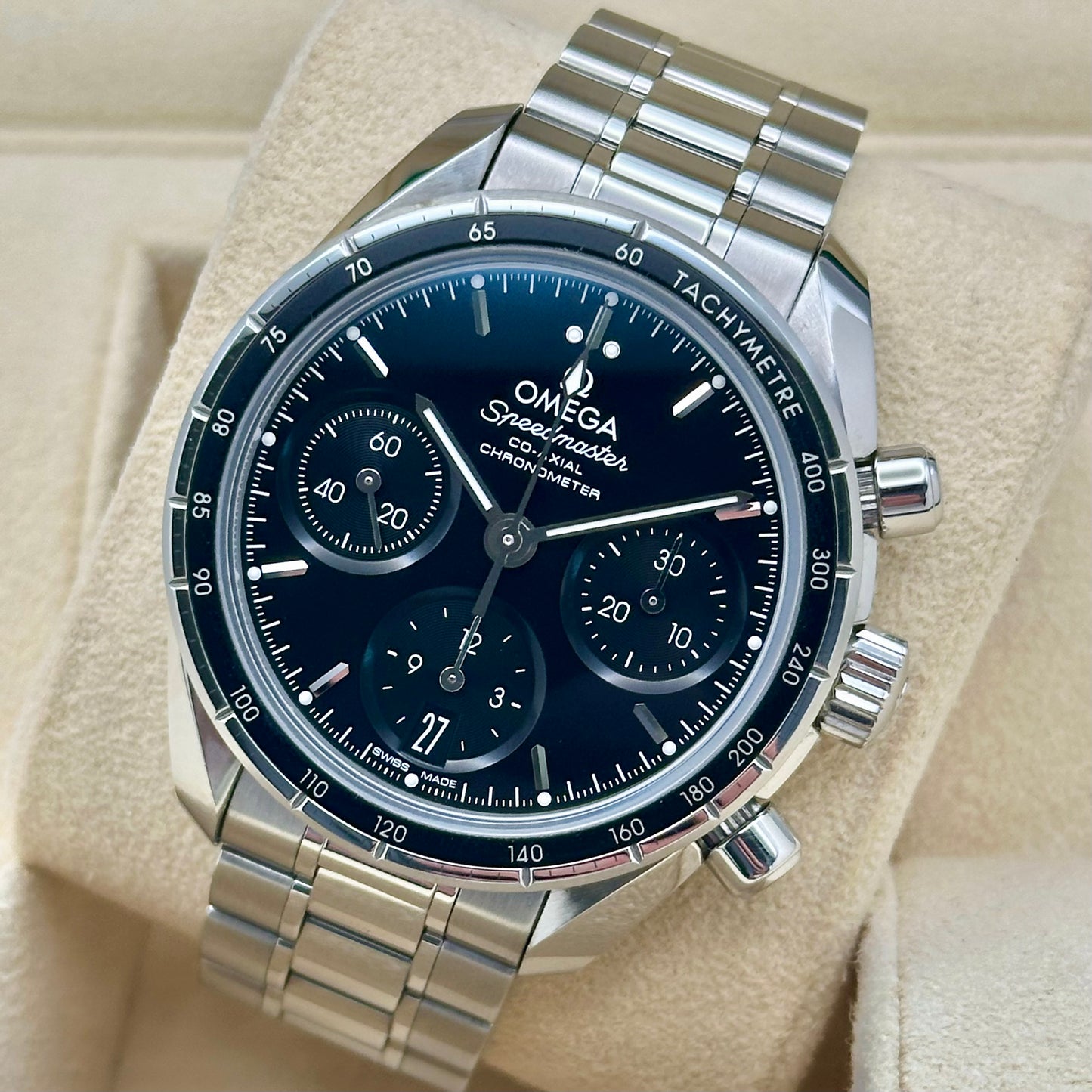 Speedmaster 38 Black Ref 324.30.38.50.01.001 2023