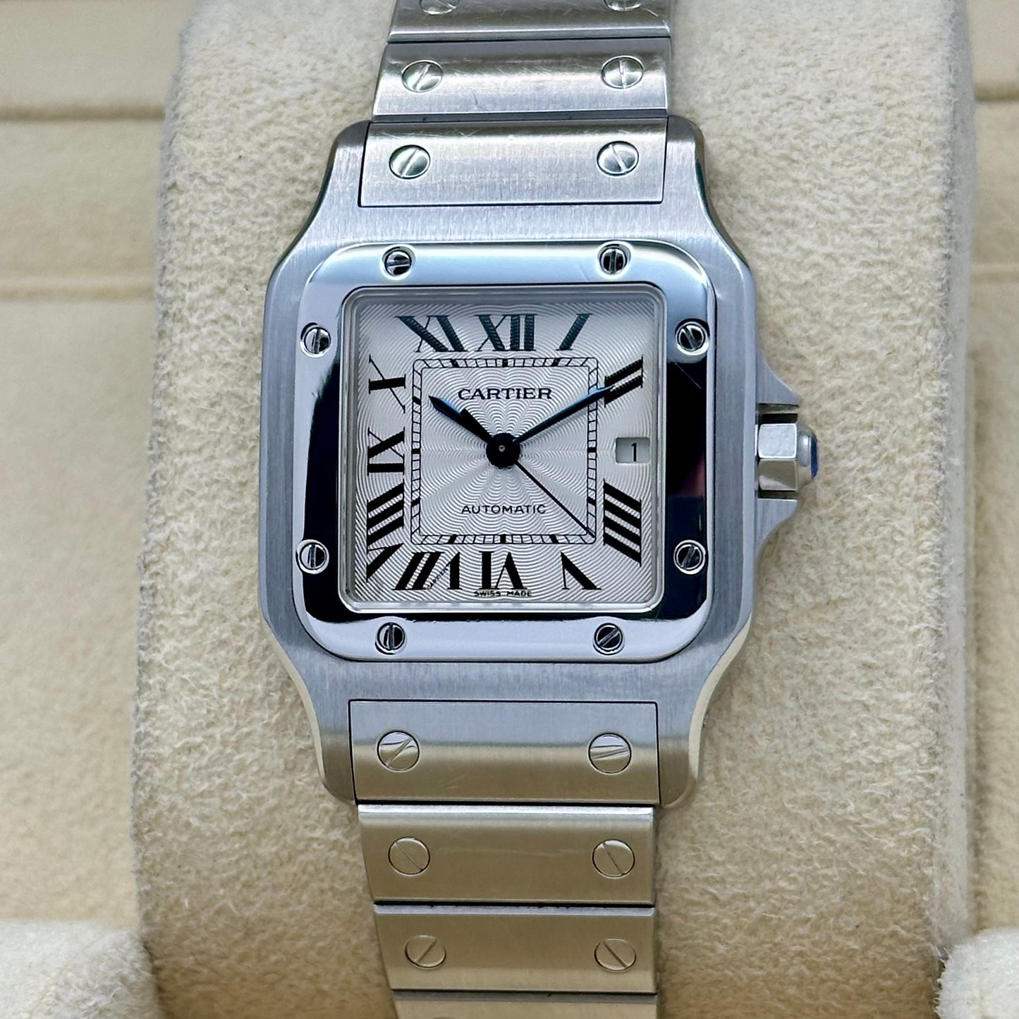 Santos Galbee Guilloché Automatic Ref 2319