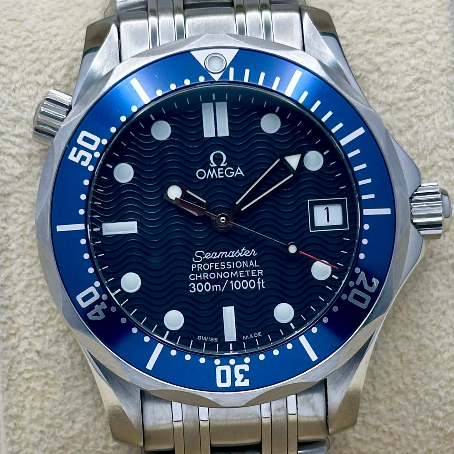 Seamaster 300M Blue Wave Dial 36MM Ref 2551.80.00