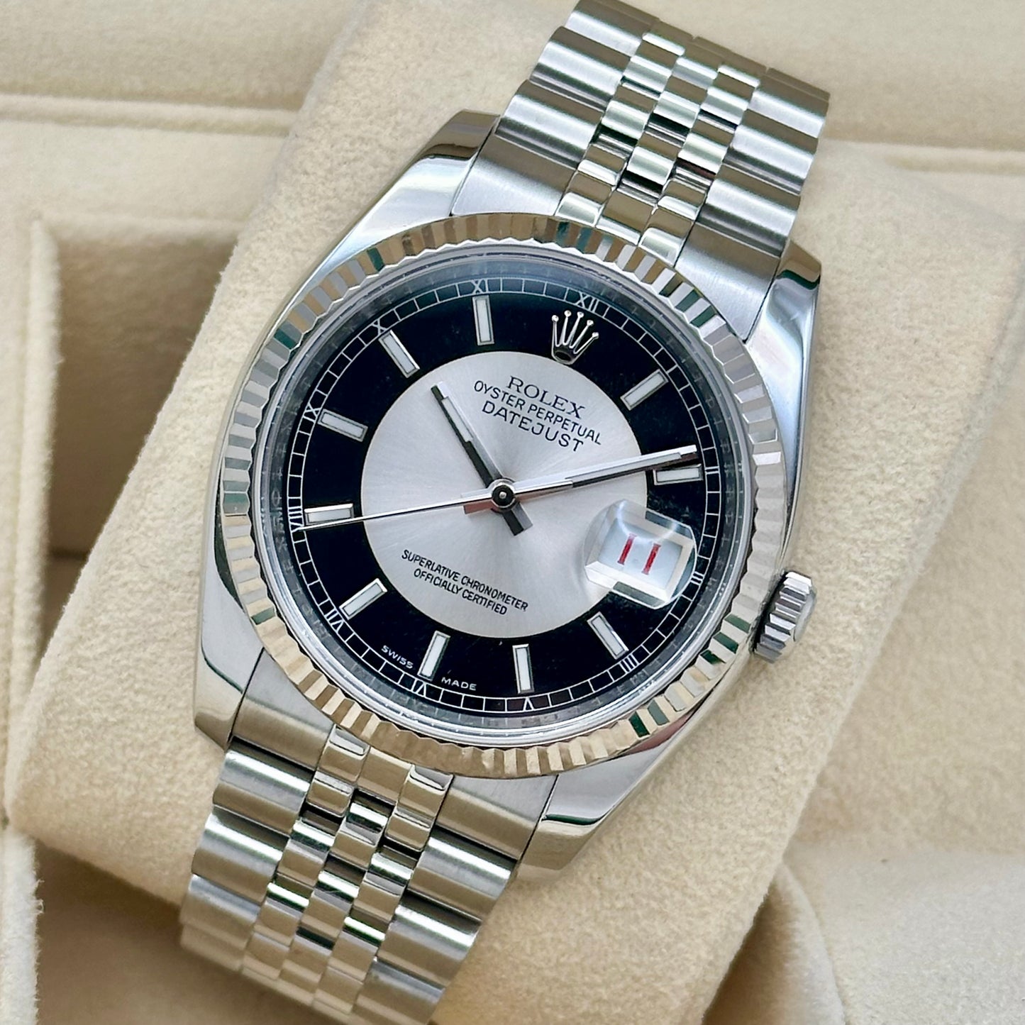 Datejust 36 Tuxedo Roulette Ref 116234 2013