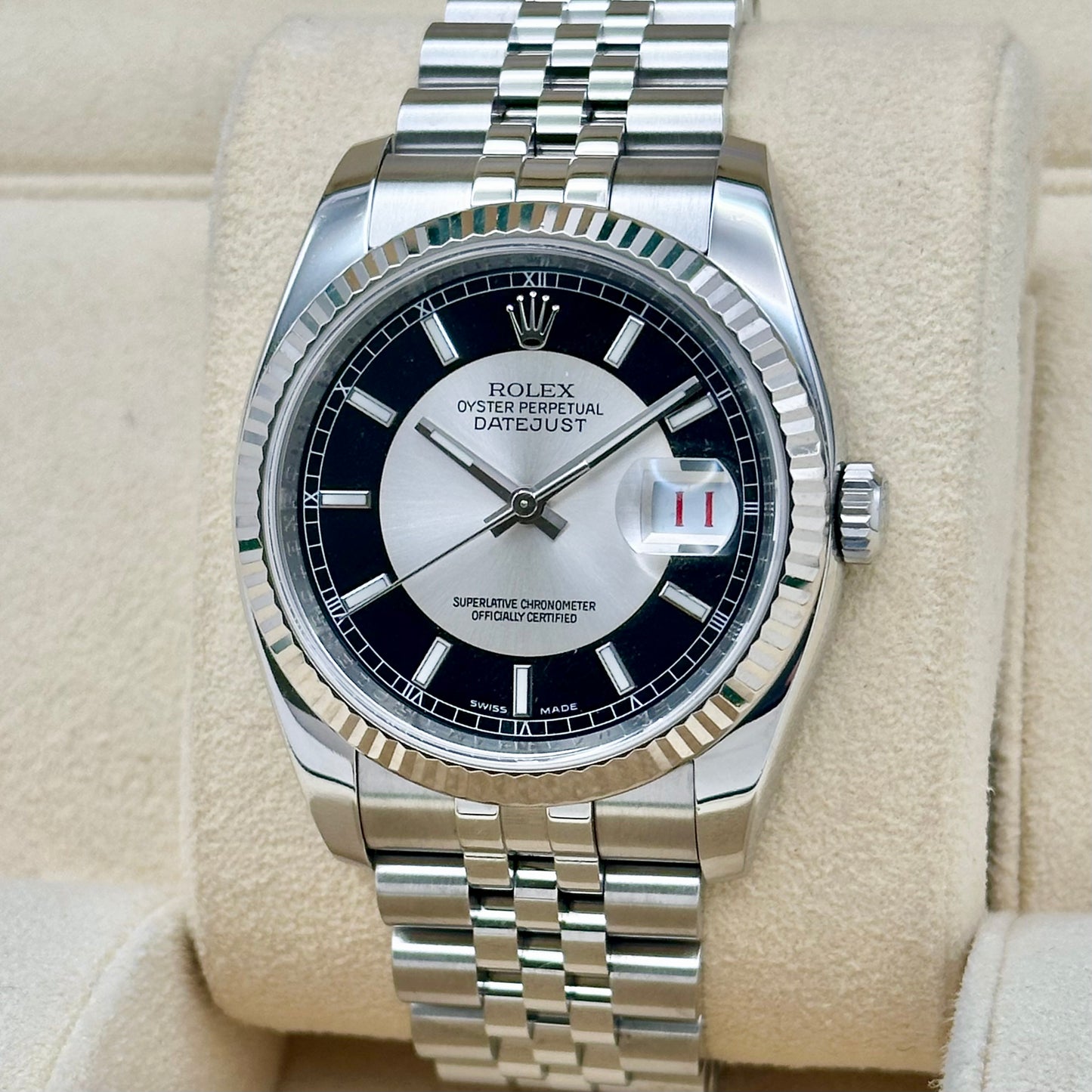 Datejust 36 Tuxedo Roulette Ref 116234 2013