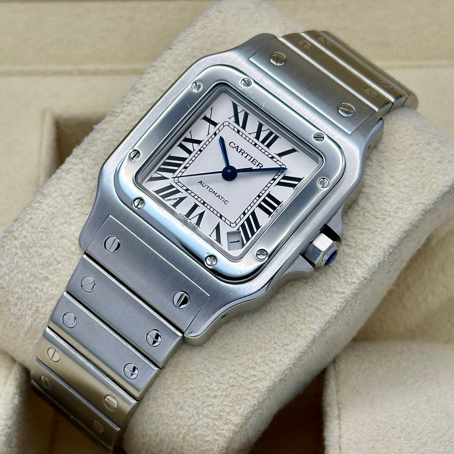 Santos Galbée Automatic XL White Romans Ref 2823 2008