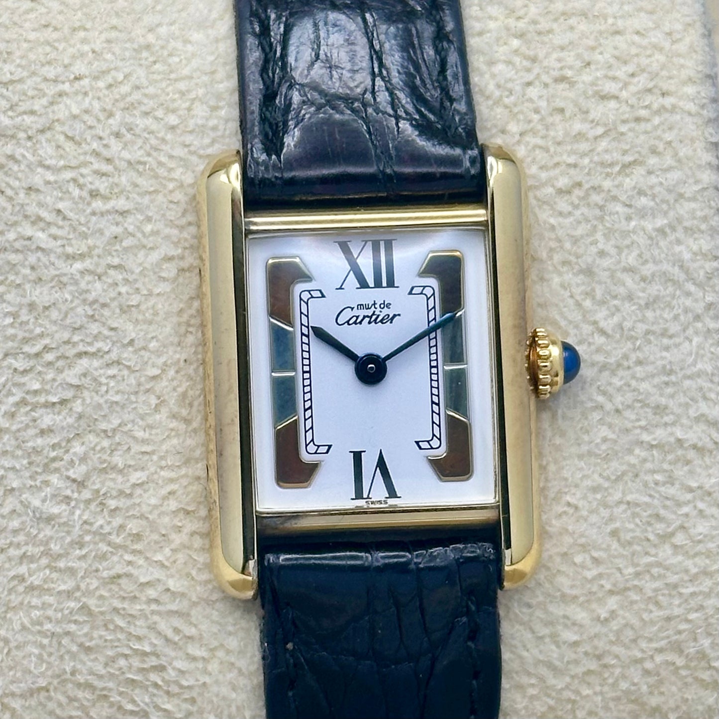 Tank Must Small White Trinity Dial Ref 5057001