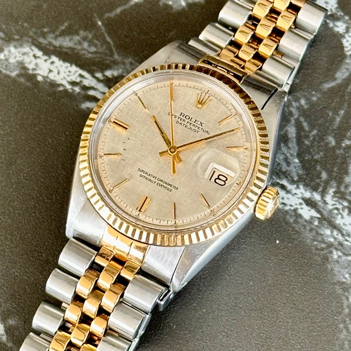 Datejust 36 Linen Ref 1601 1970