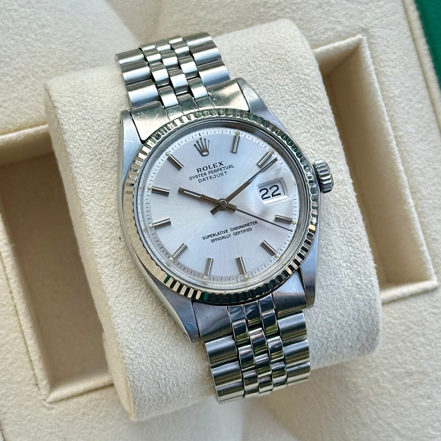 Datejust 36 Pie Pan Dial Ref 1601 1970