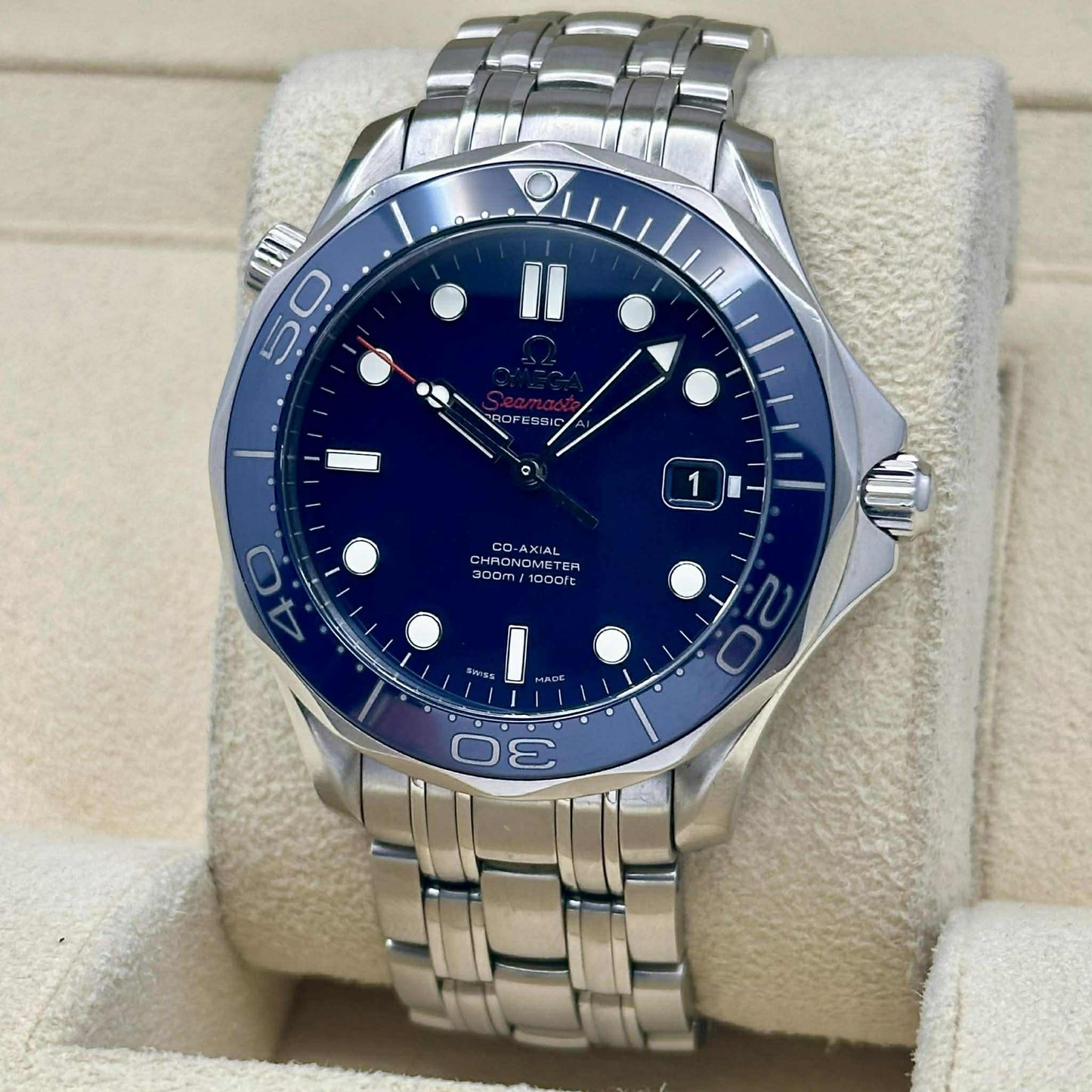Seamaster Professional 300 Co-Axial Blue Ceramic Ref 212.30.41.20.03.001 2015