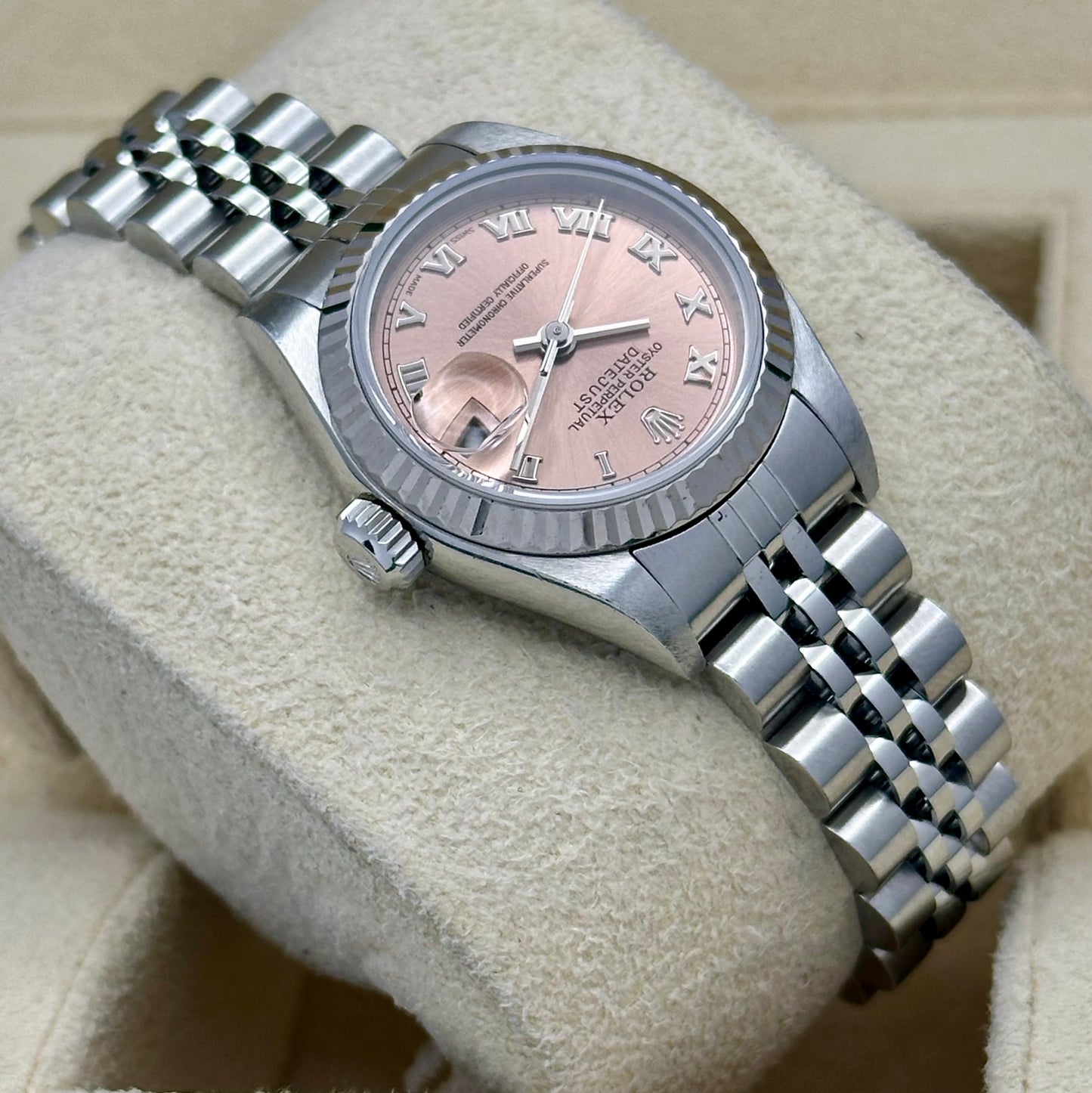 Lady-Datejust 26 Pink Romans Ref 79174 2004