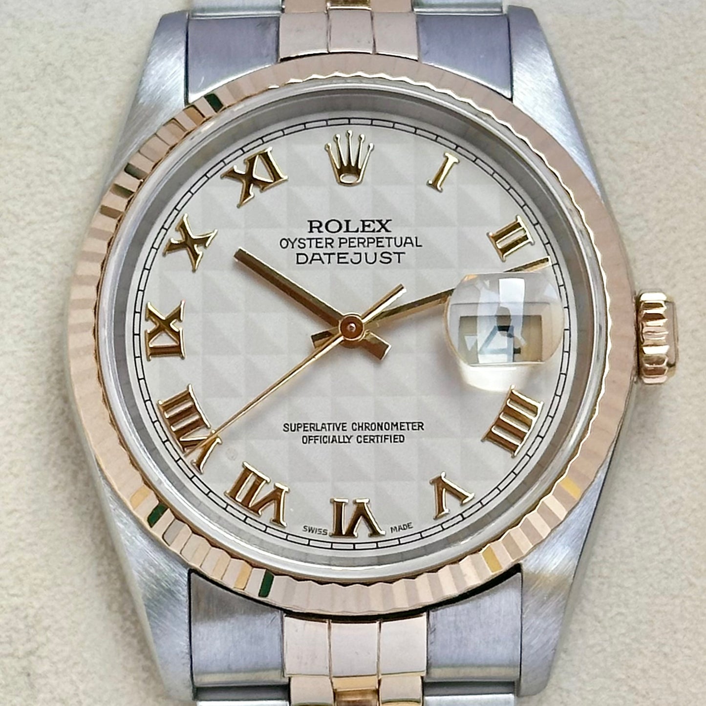 Datejust 36 Pyramid Dial Ref 16233 1996