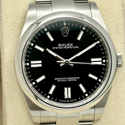 Oyster Perpetual 41 Black Ref 124300 2024