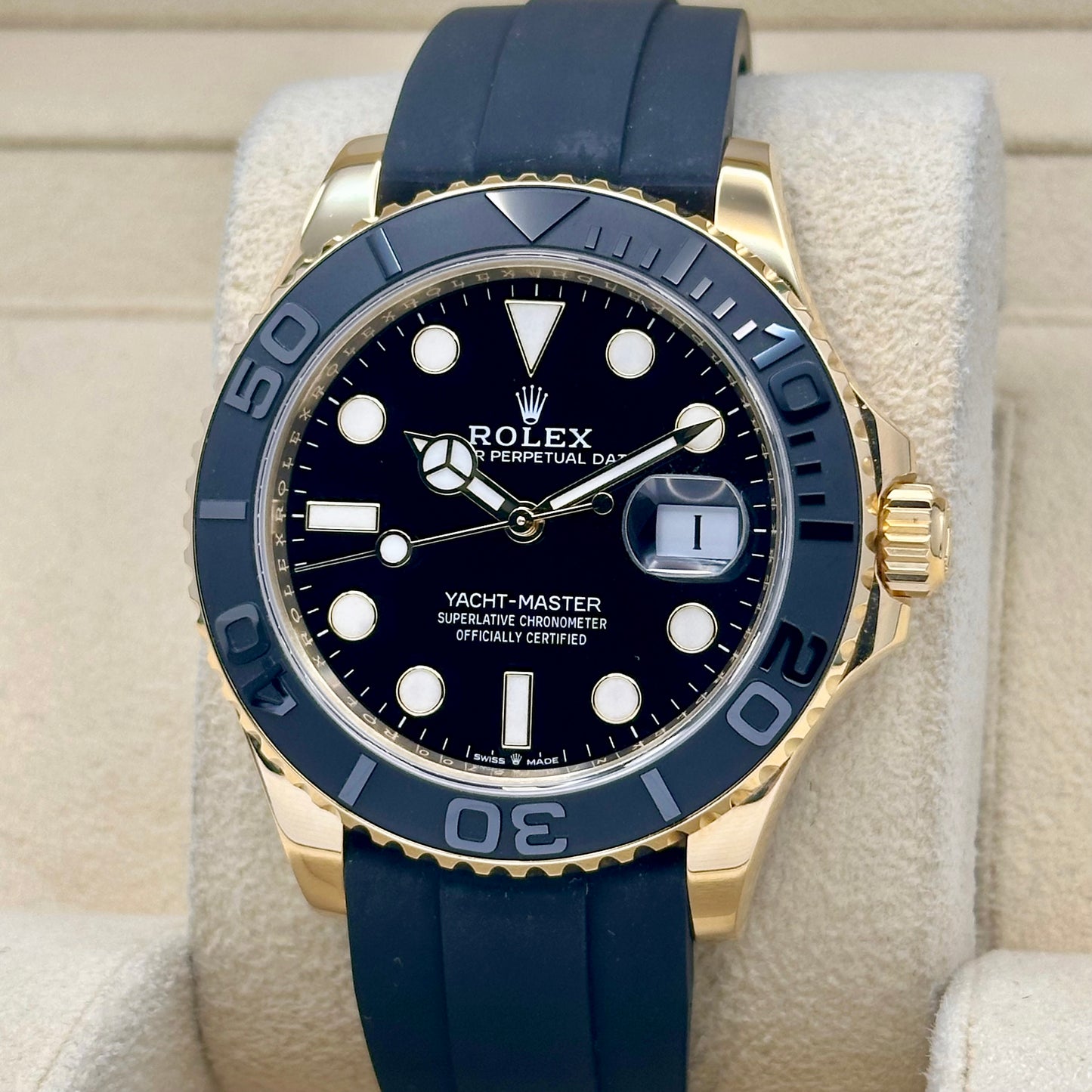 Yacht-Master 42 18K Yellow Gold Oysterflex Ref 226658 2023