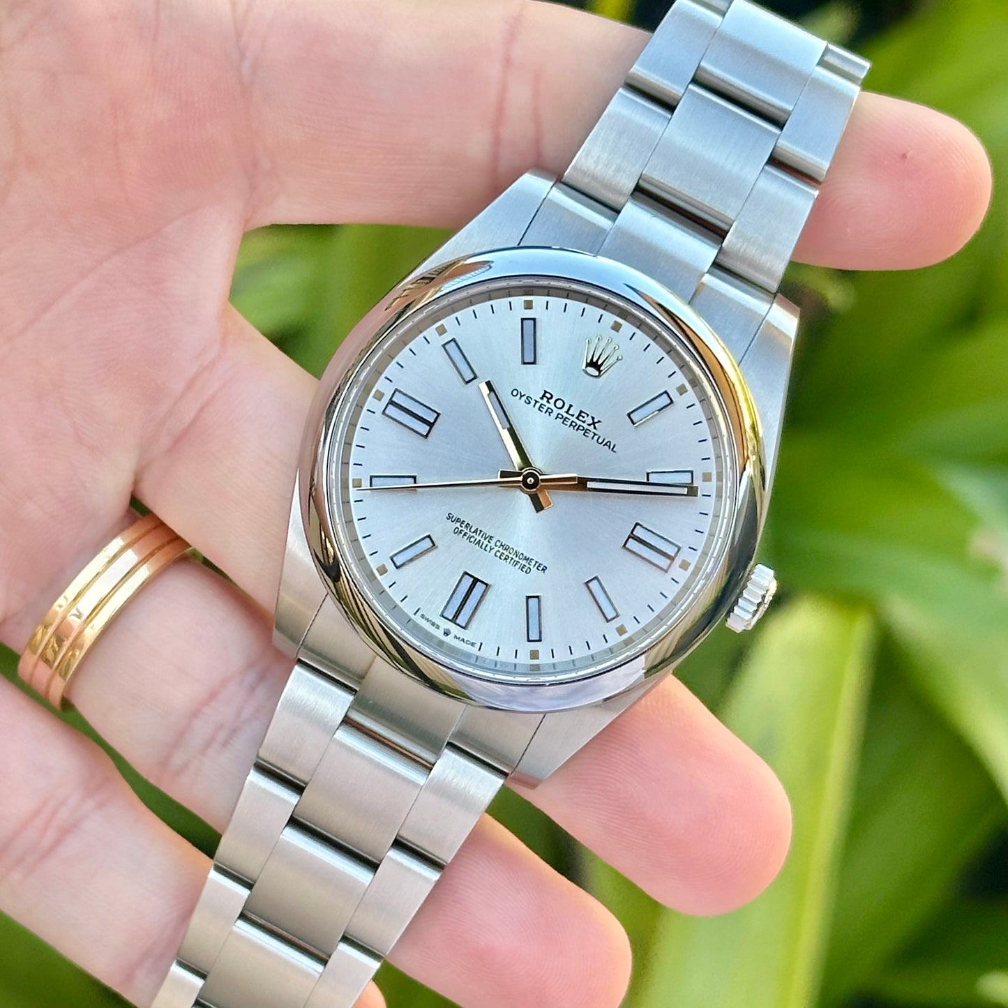 Oyster Perpetual 41 Silver Ref 124300 2020