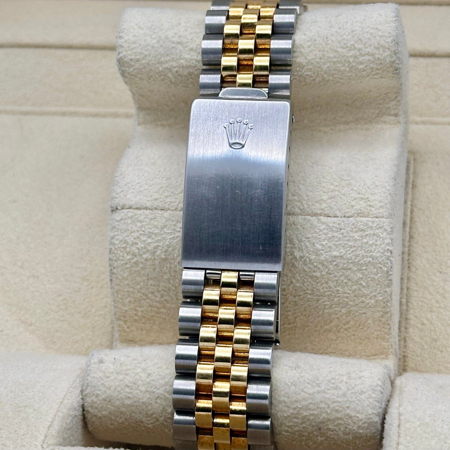 Datejust 36 Linen 18K Yellow Gold Ref 16013 1983