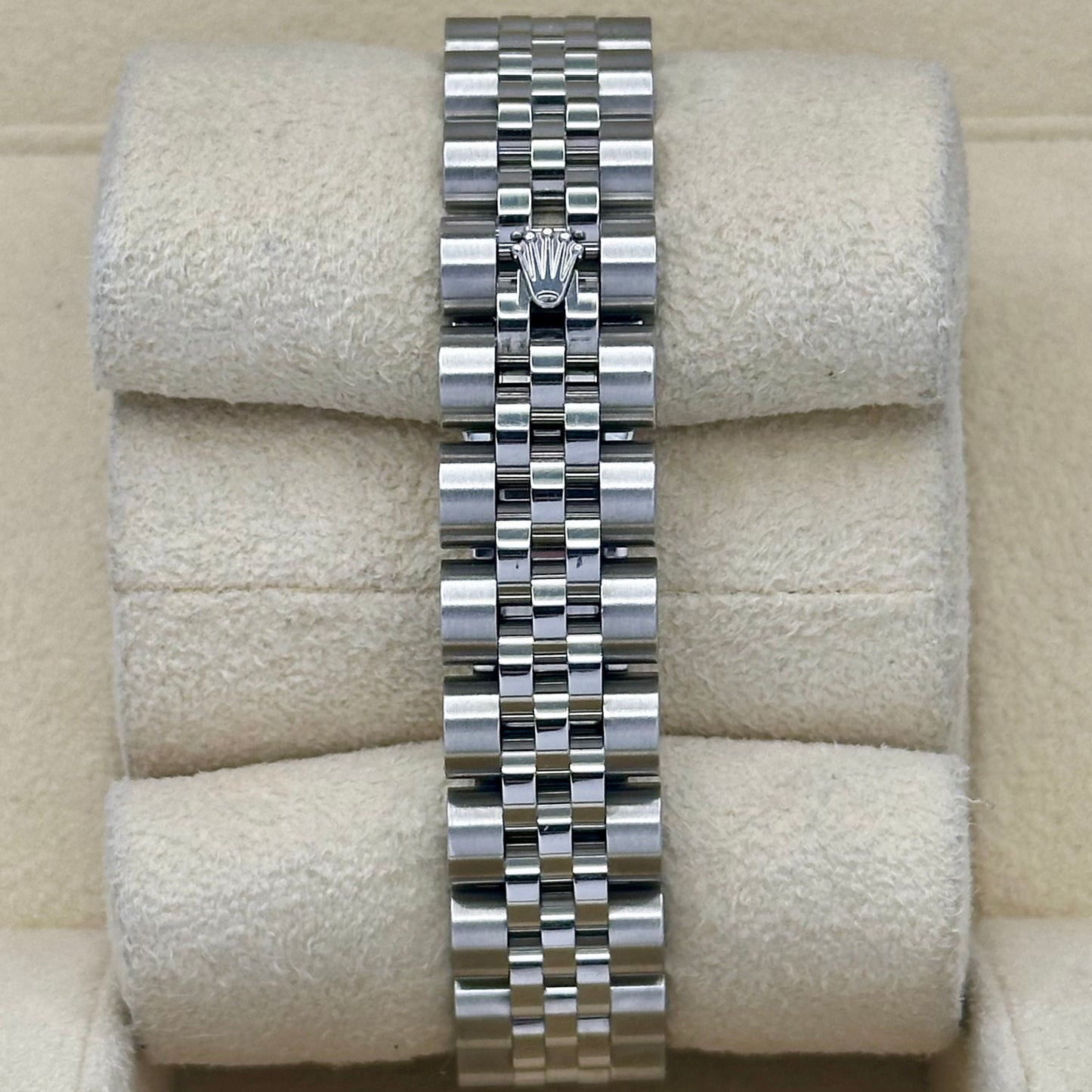 Lady-Datejust 26 Factory Diamond Bezel Sunburst Pink Diamond Dial Ref 179384 2015