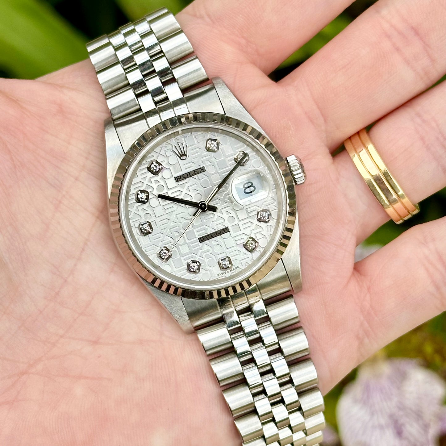 Datejust 36 Anniversary Diamond Dial Ref 16234G 2004