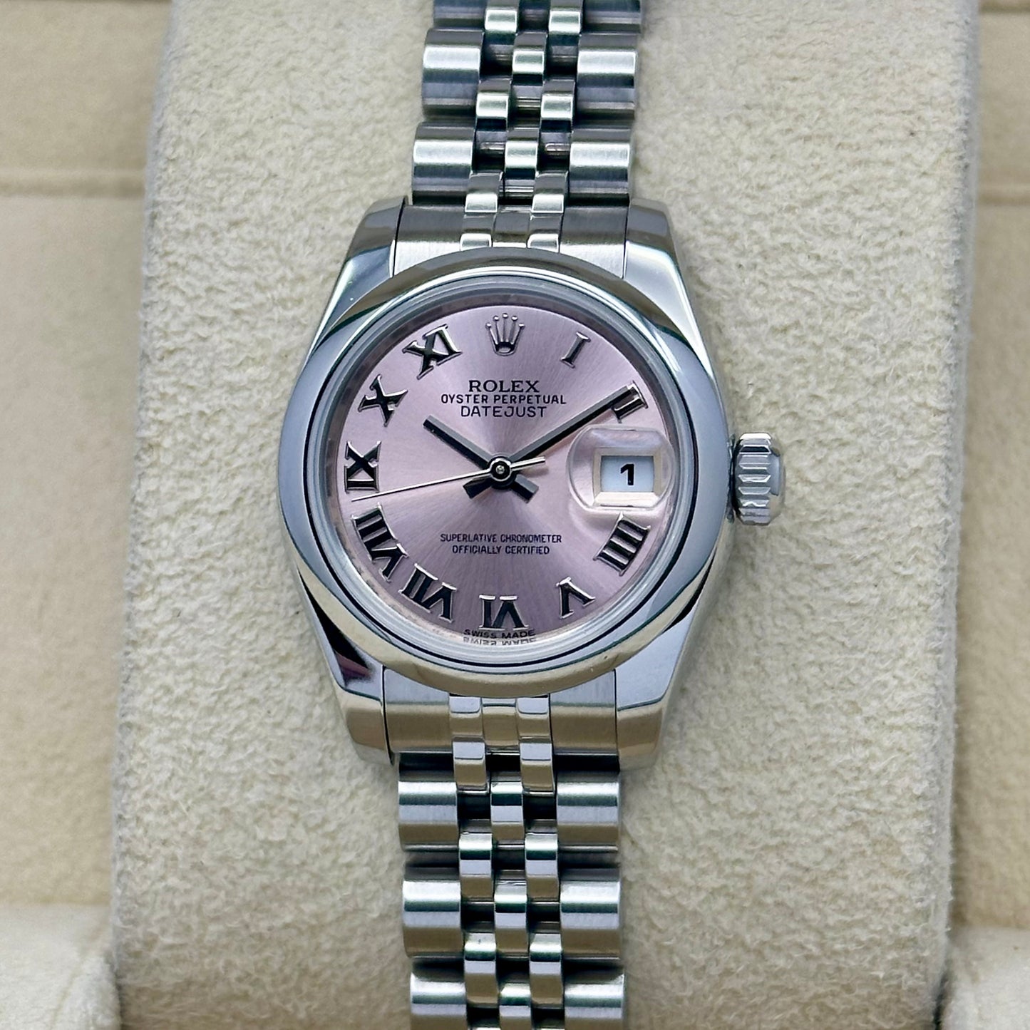 Lady-Datejust 26 Pink Romans Ref 179160 2016