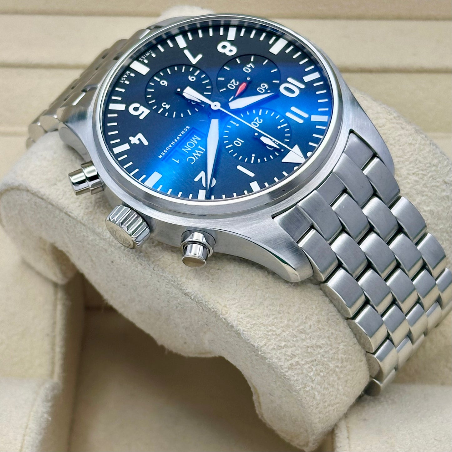 Pilot’s Chronograph 43 Black Dial Ref IW377710 2019