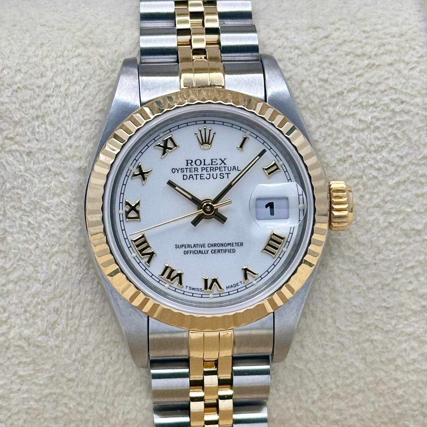 Lady-Datejust 26 White Romans Ref 69173 1994