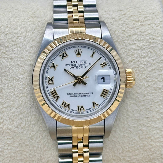 Lady-Datejust 26 White Romans Ref 69173 1994