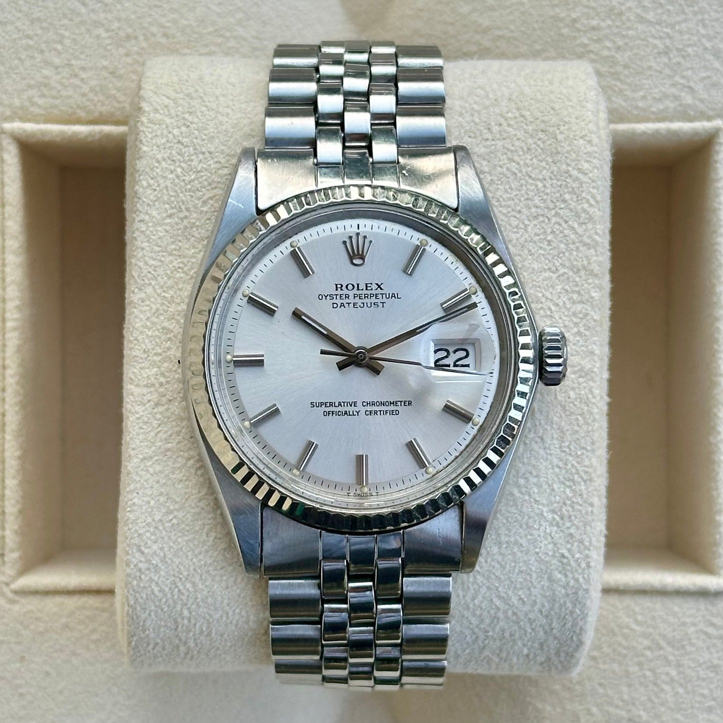 Datejust 36 Pie Pan Dial Ref 1601 1970