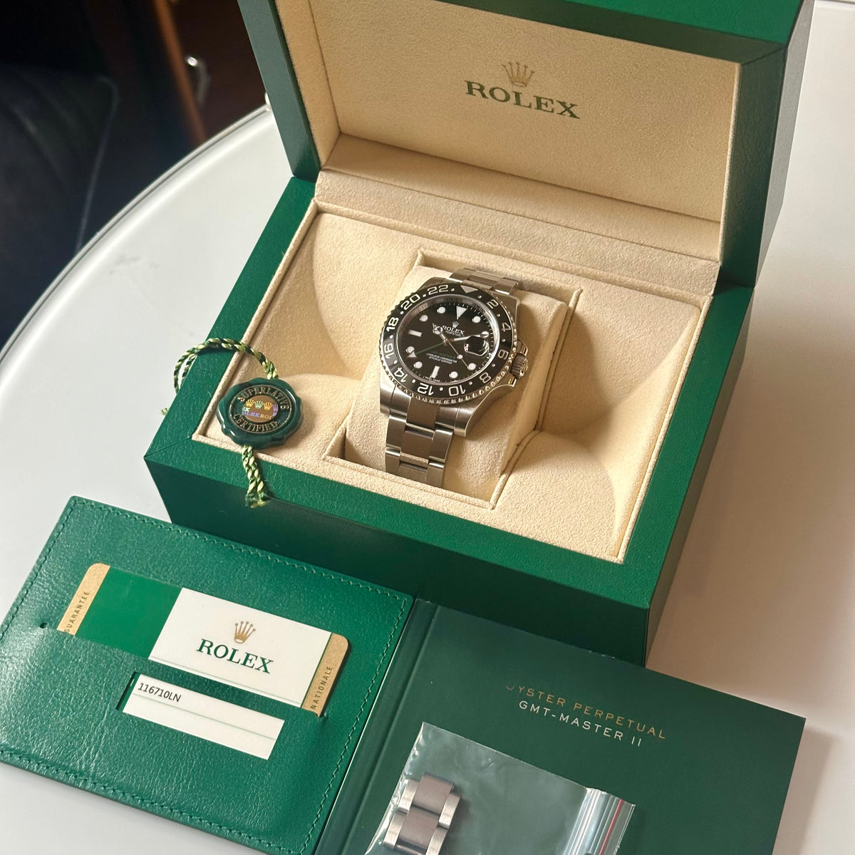 GMT Master II ‘Green Arrow’ Ref 116710LN 2015