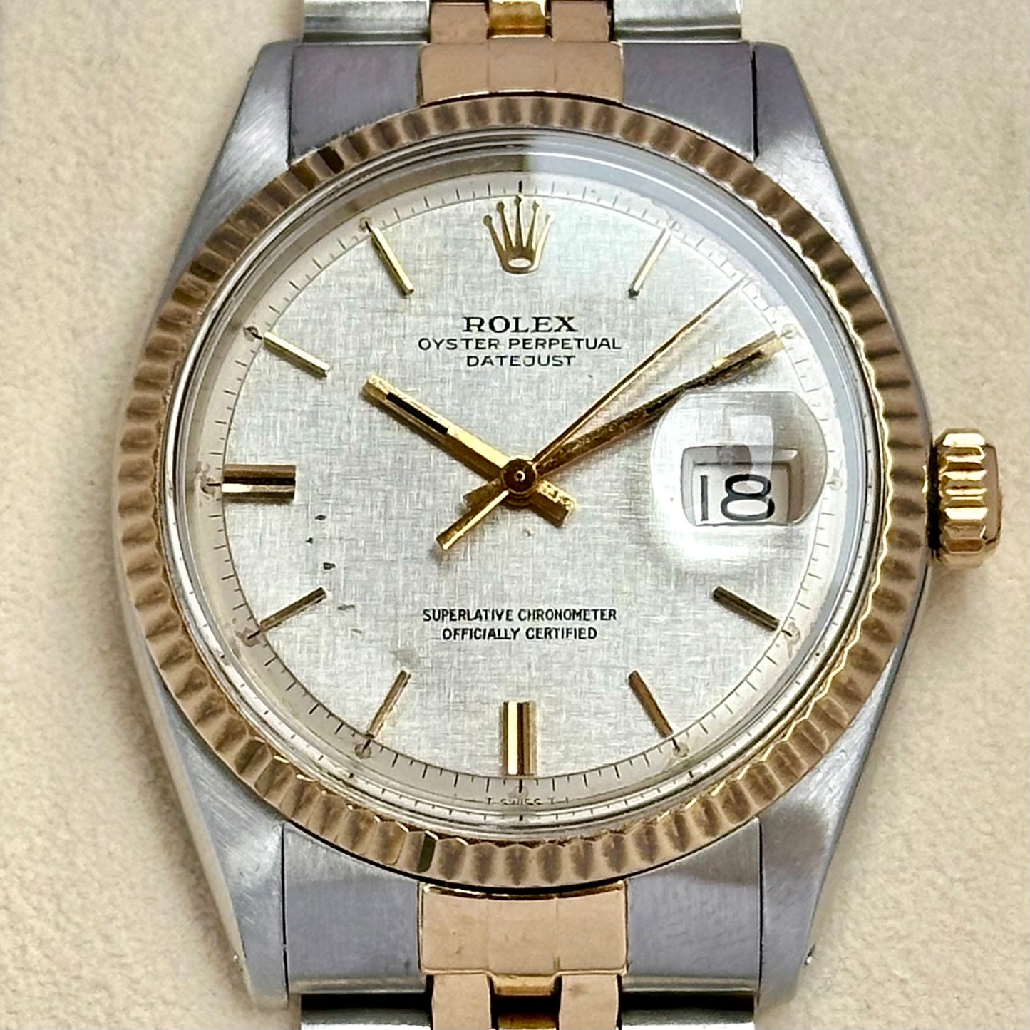 Datejust 36 Linen Ref 1601 1970