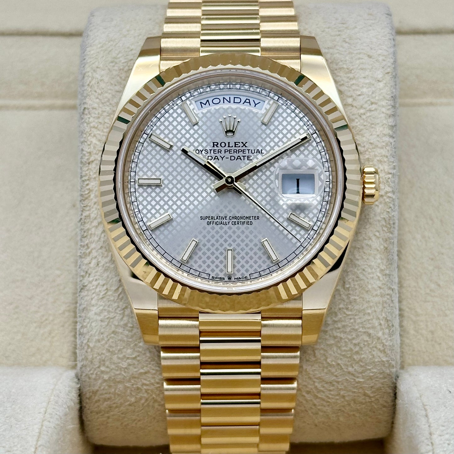 Day-Date 40 Silver Motif Ref 228238 2022