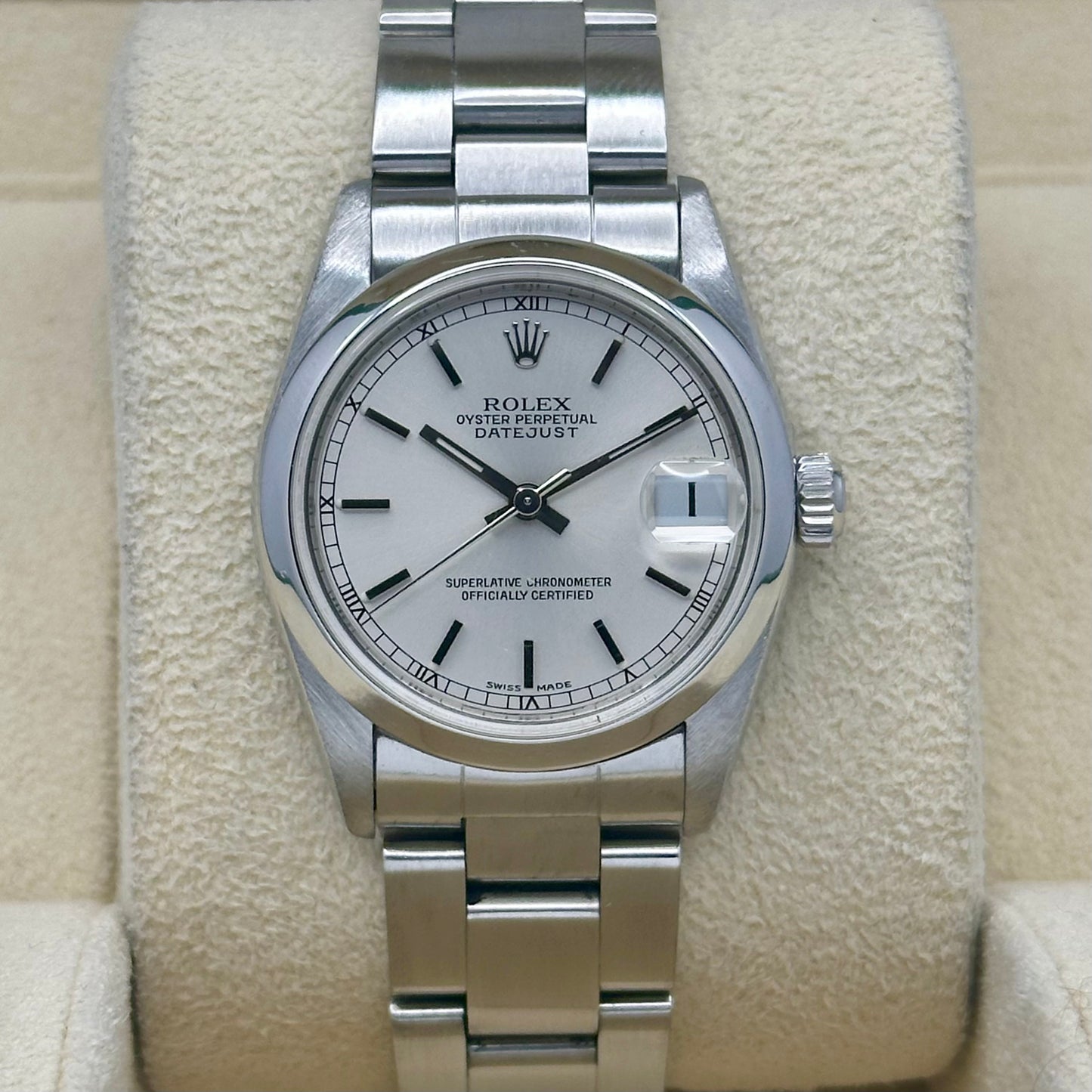 Datejust 31 Silver Sunburst Ref 78240 1999