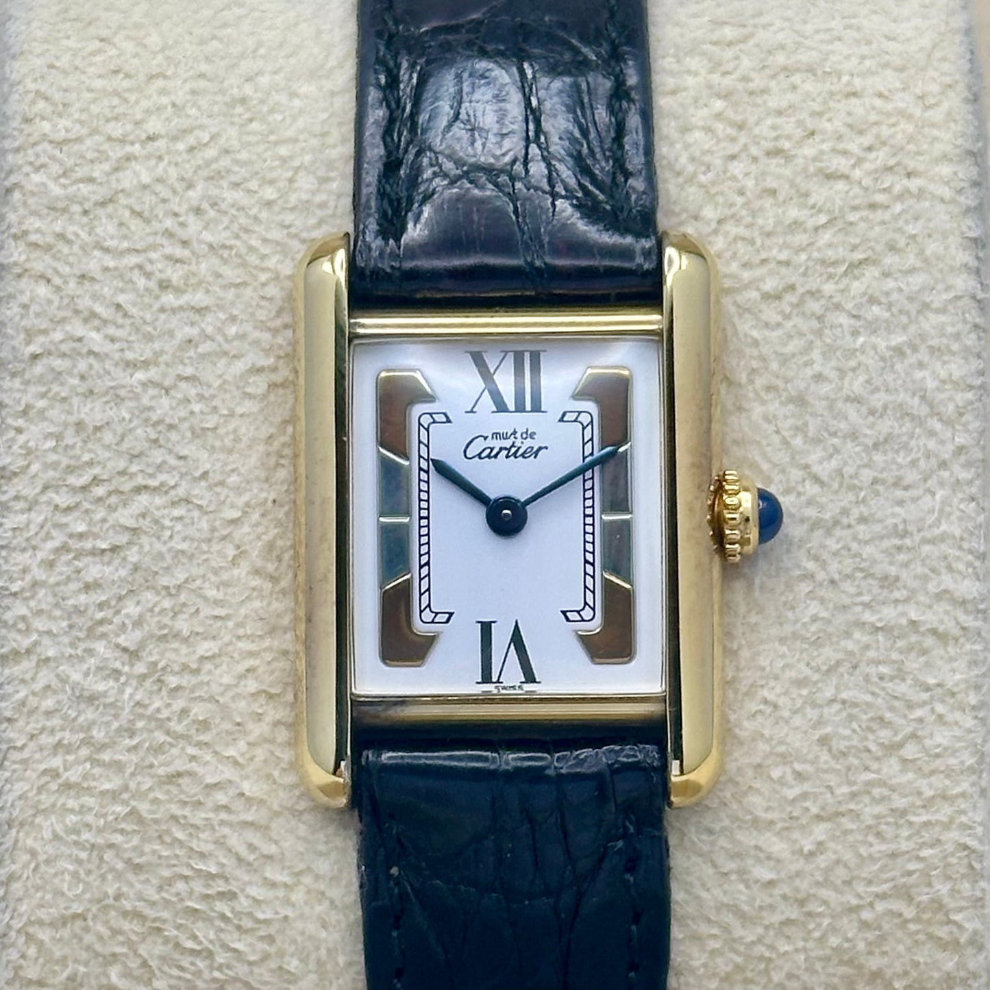 Tank Must Small White Trinity Dial Ref 5057001
