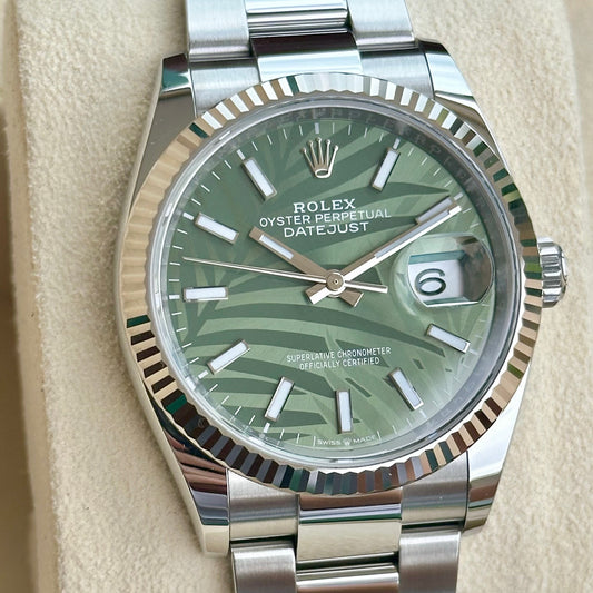 Datejust 36 Palm Motif Ref 126234 2022