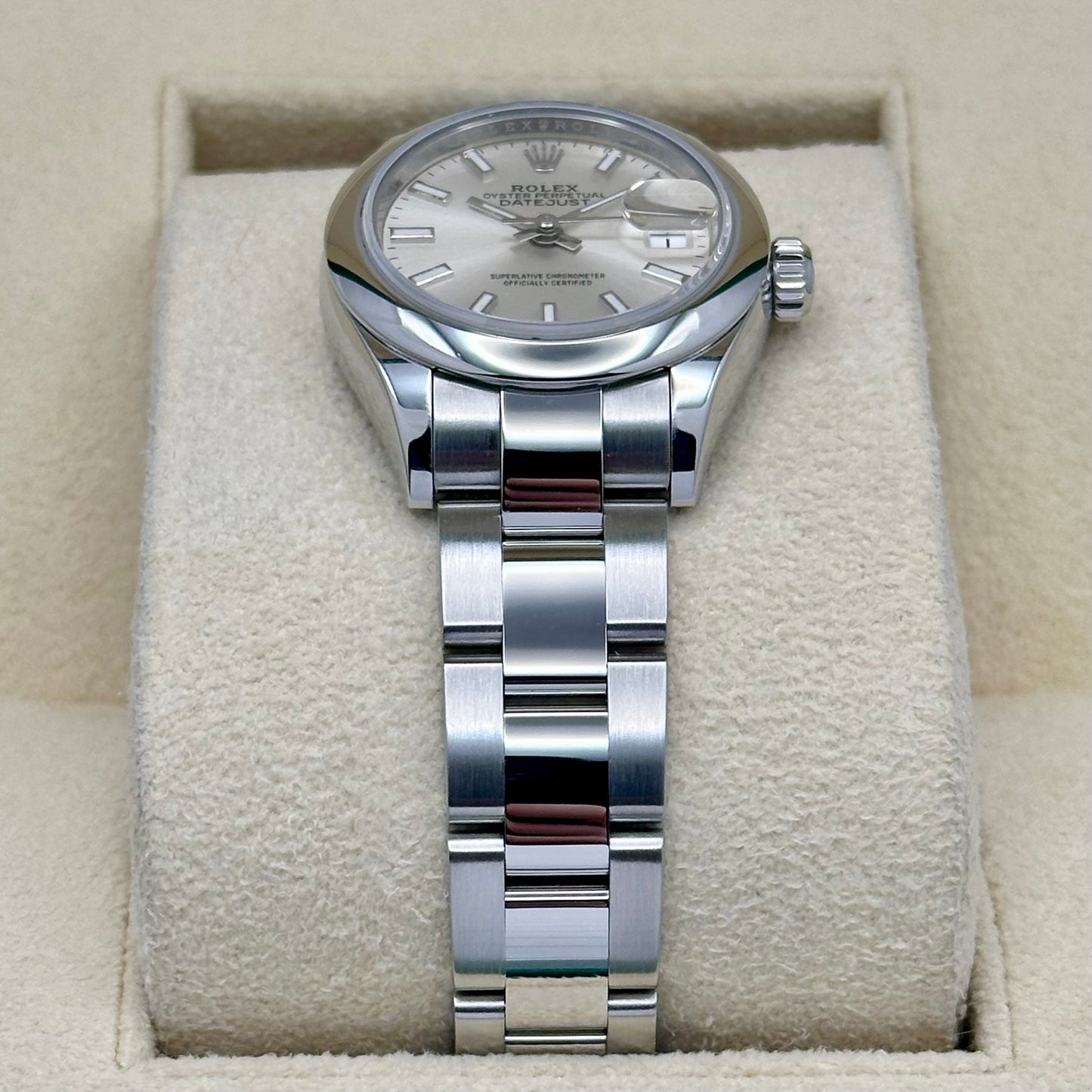Lady-Datejust 28 Silver Sunburst Dial Ref 279160 2021