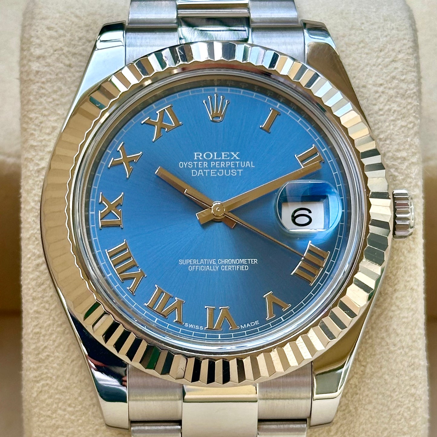 Datejust 41 II Azzurro Blue Ref 116334 2017