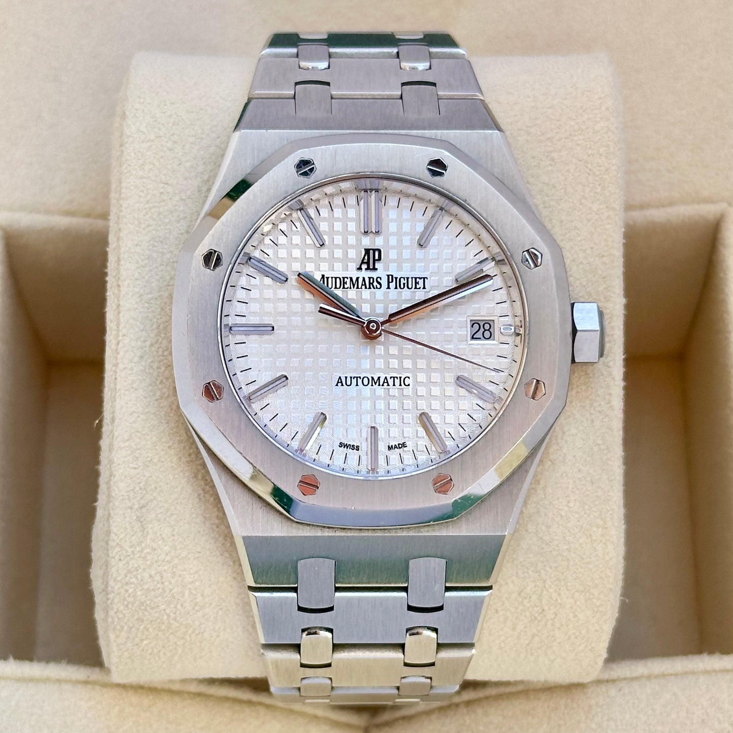 Royal Oak White Ref 15450ST 2018