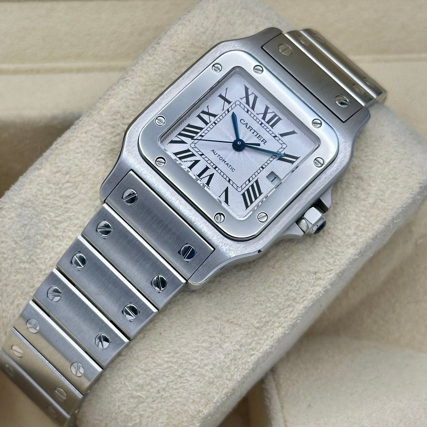 Santos Galbee Guilloché Automatic Ref 2319