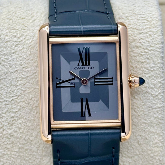 Louis Cartier Large 18K Rose Gold Manual Winding Ref WGTA0092 2025