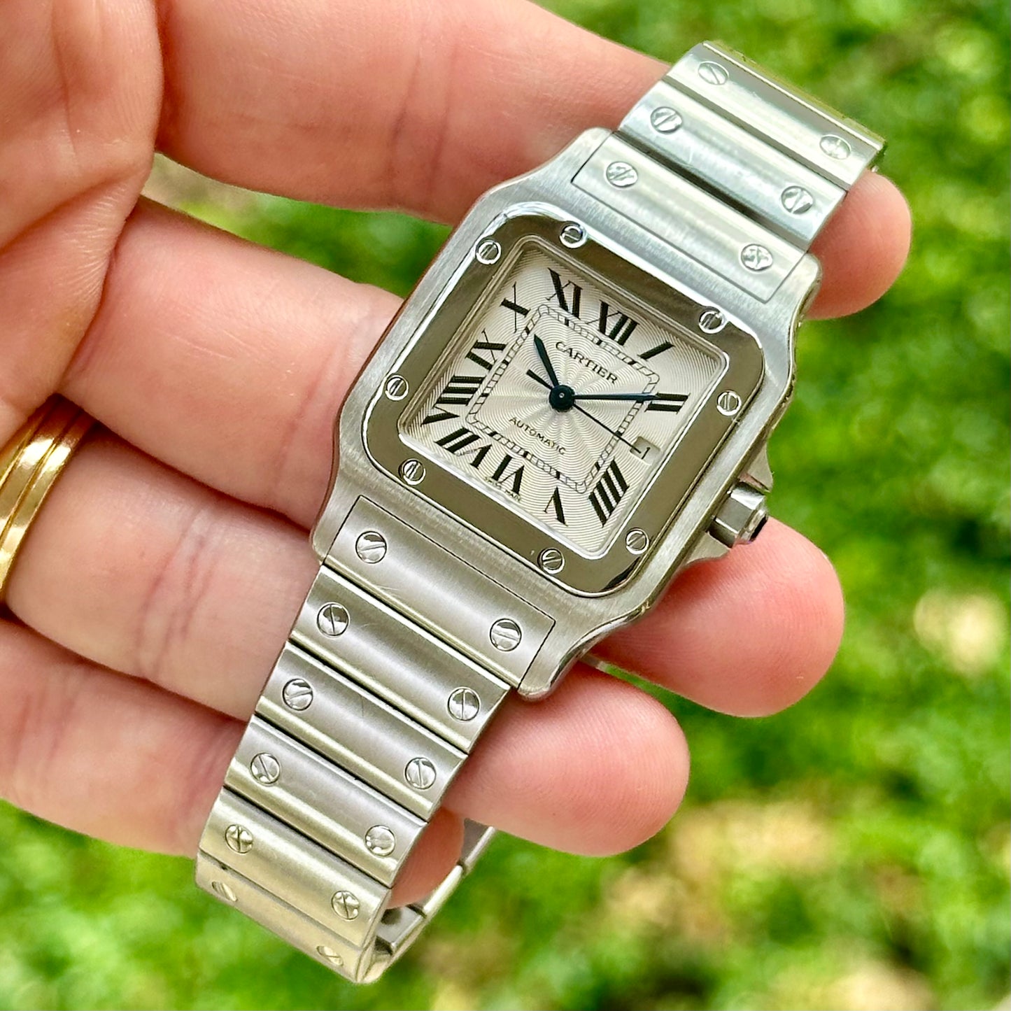 Santos Galbee Guilloché Automatic Ref 2319