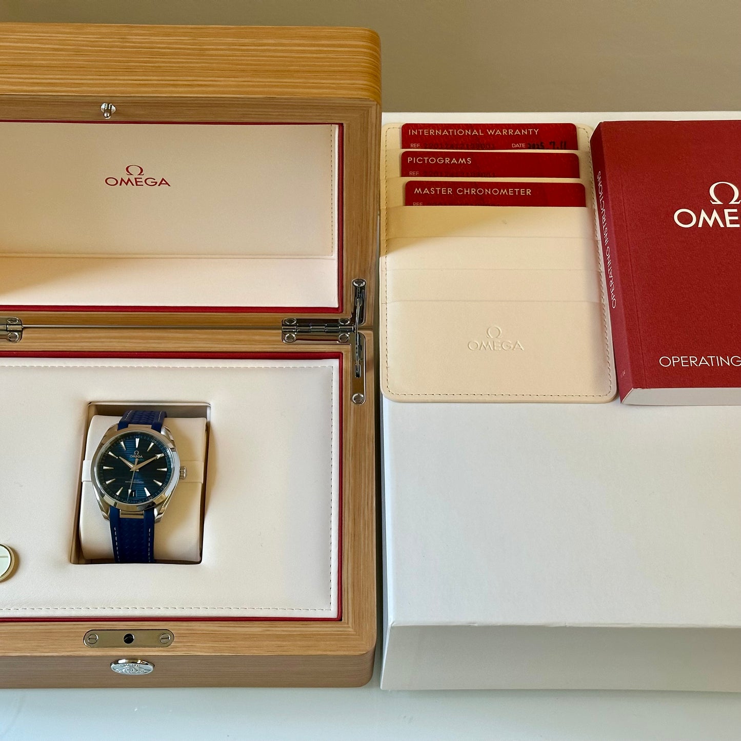 Seamaster Aqua Terra 150M Blue Ref 220.12.41.21.03.001 2025