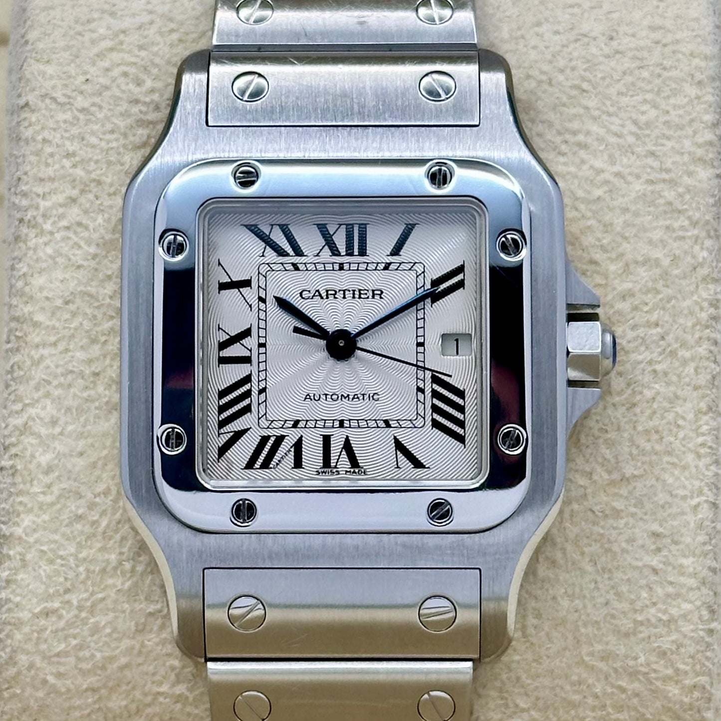 Santos Galbee Guilloché Automatic Ref 2319