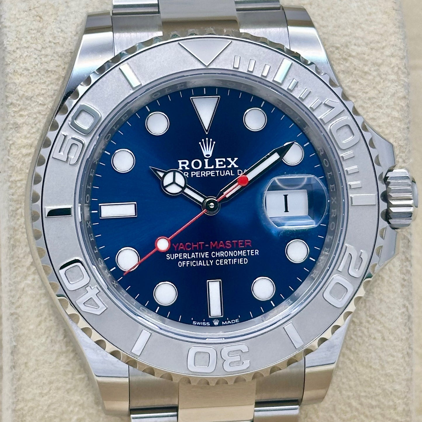 Yacht-Master 40 Platinum Blue Ref 126622 2025