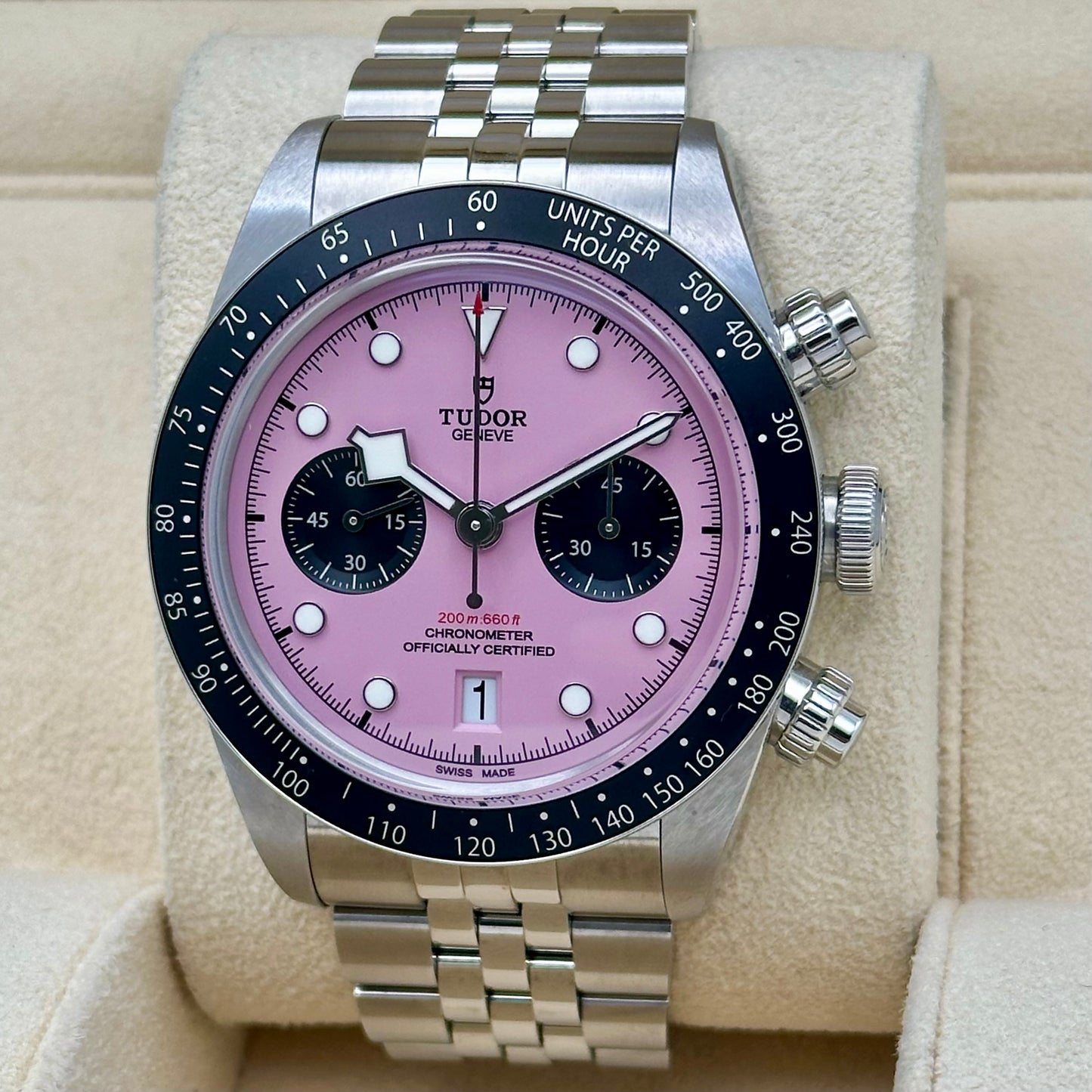 Black Bay 41 Chronograph Pink Flamingo Ref M79360N-0019 2025