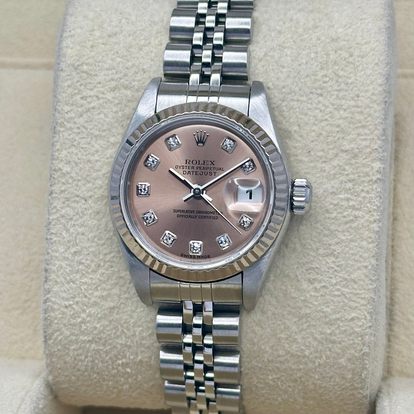 Lady-Datejust 26 Pink Big Diamond Ref 79174G 2004
