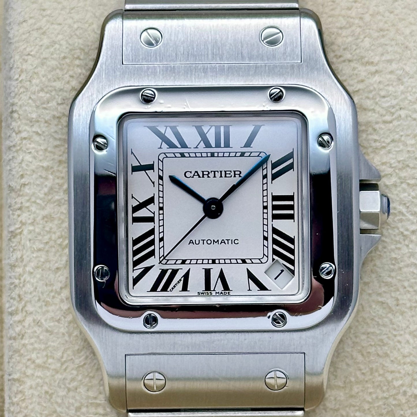 Santos Galbée Automatic XL White Romans Ref 2823 2008