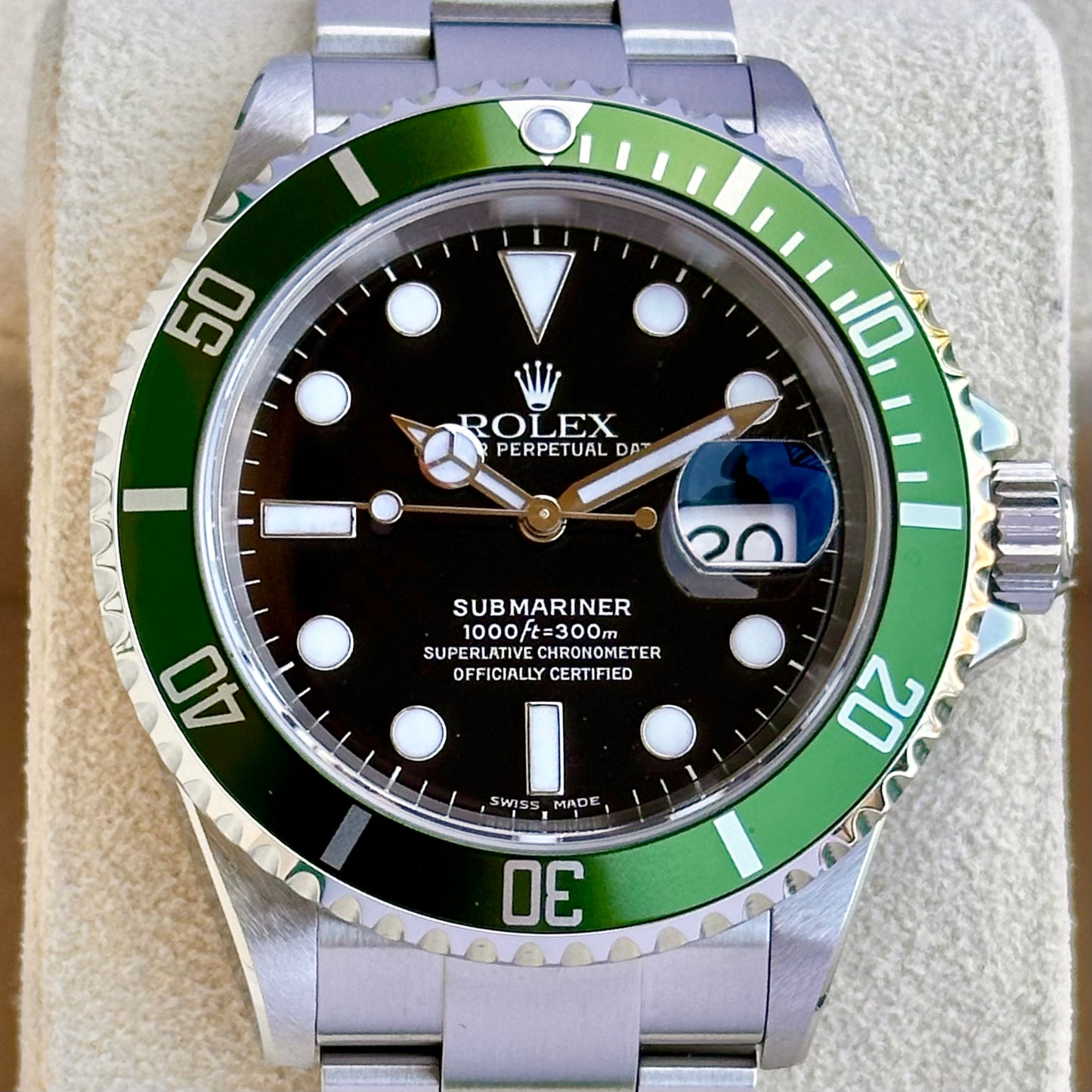 Submariner Kermit Ref 16610LV 2005 RSC 2021