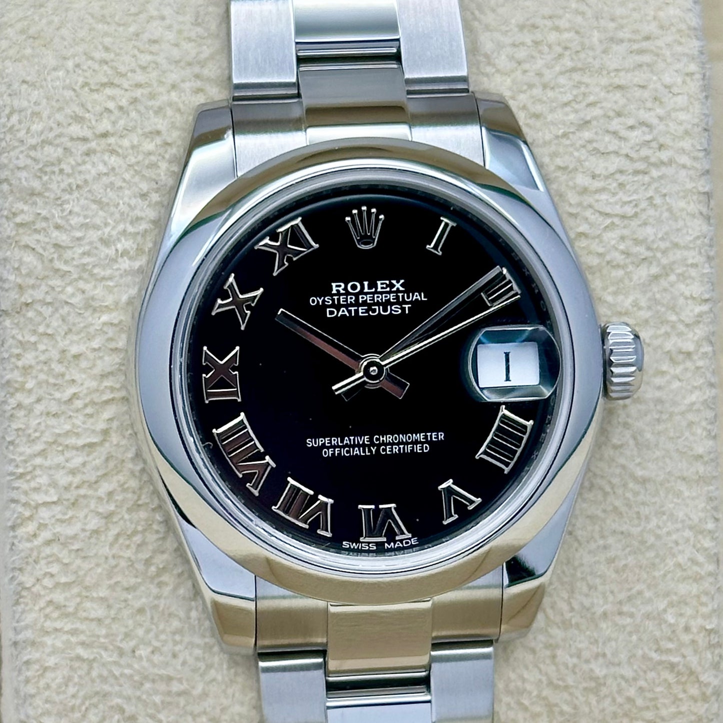 Datejust 31 Black Romans Ref 178240 2019