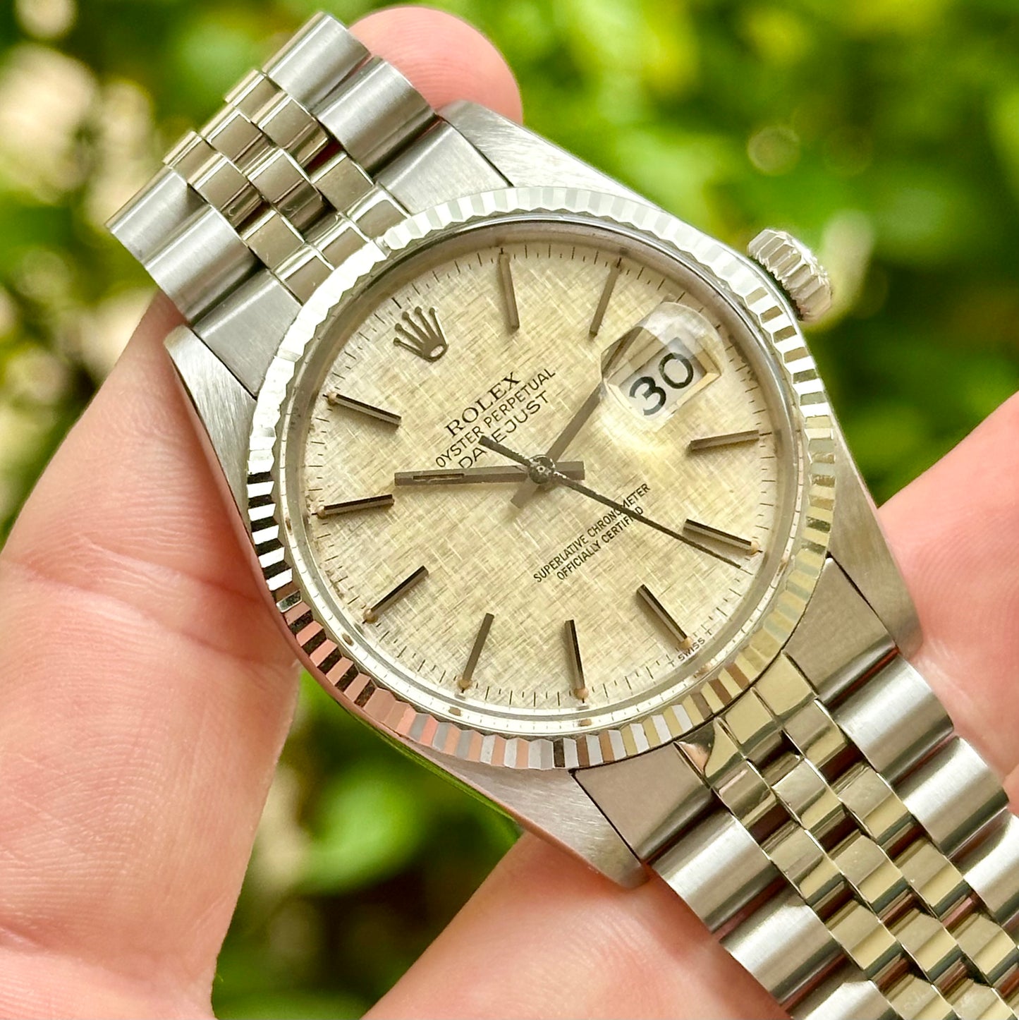 Datejust 36 Linen Ref 16014 1981