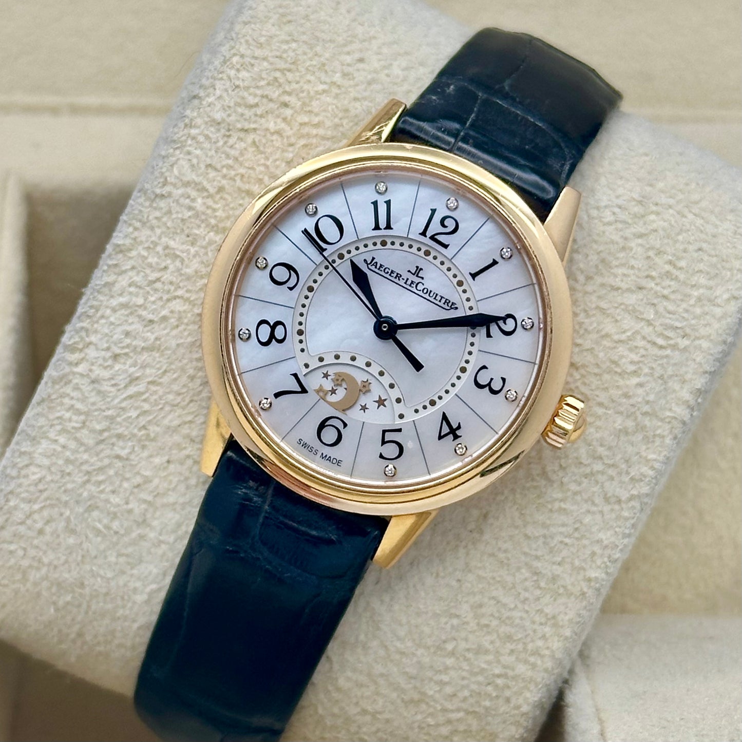 Rendez-Vous 18K Rose Gold Mother of Pearl Diamond Dial Ref Q3462491