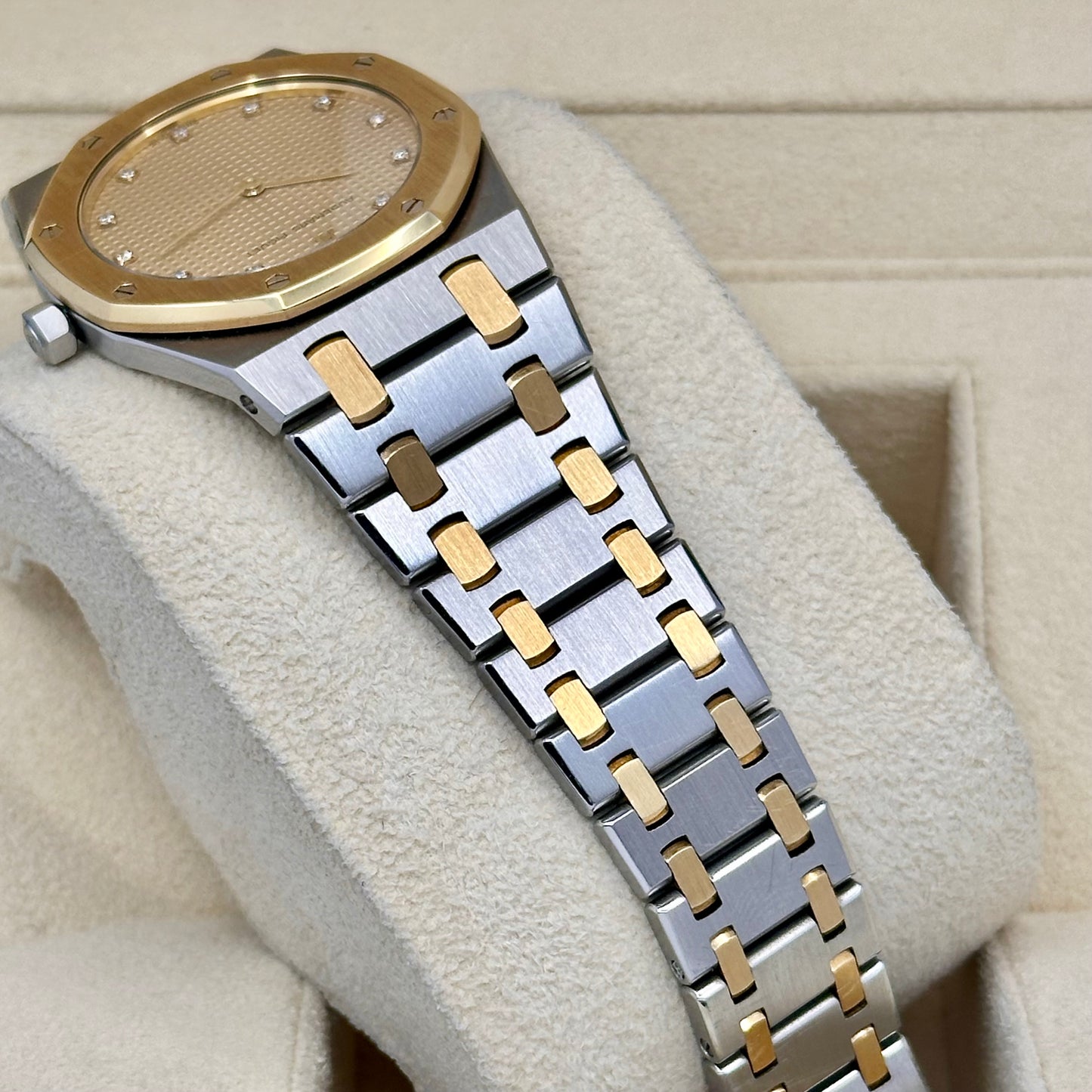 Royal Oak Champagne Diamond 18K Yellow Gold Two Tone Ref 56303SA 1990