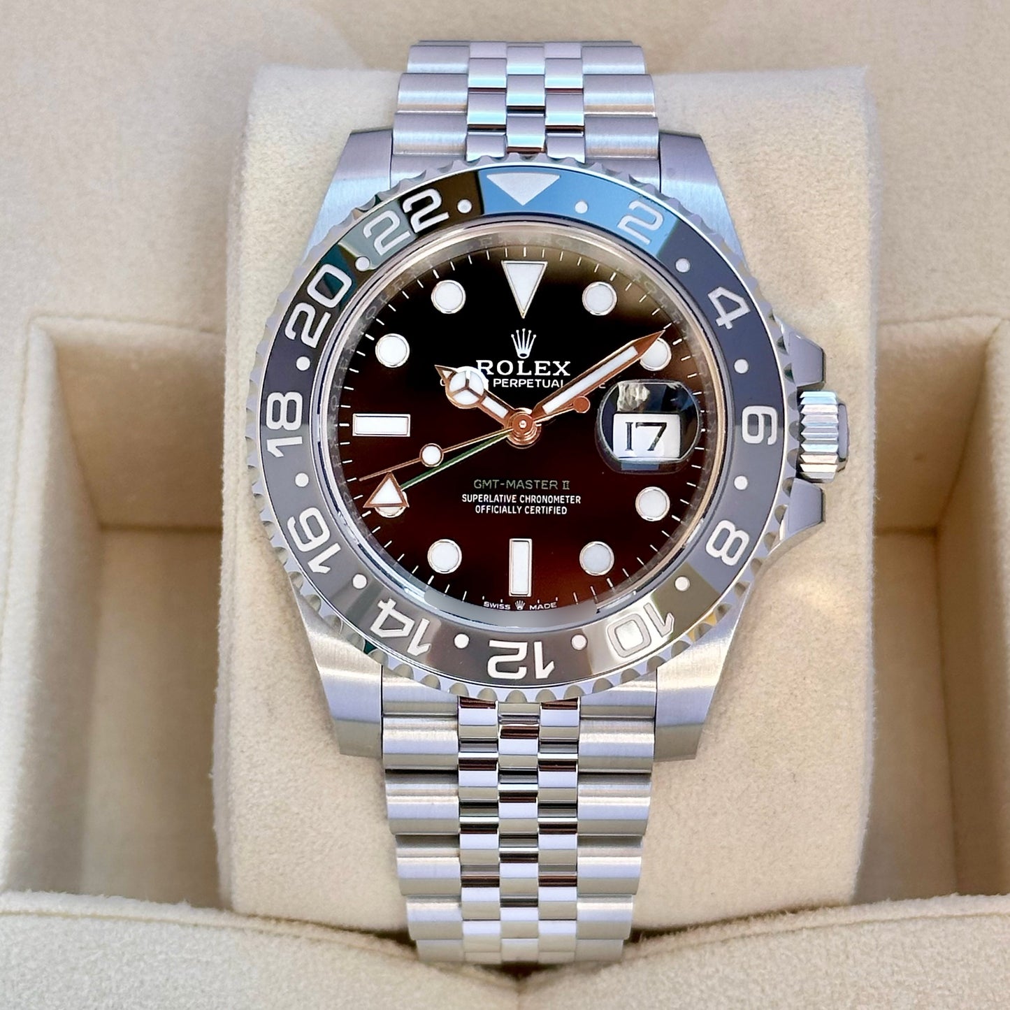 GMT Master II Bruce Wayne Ref 126710GRNR 2024