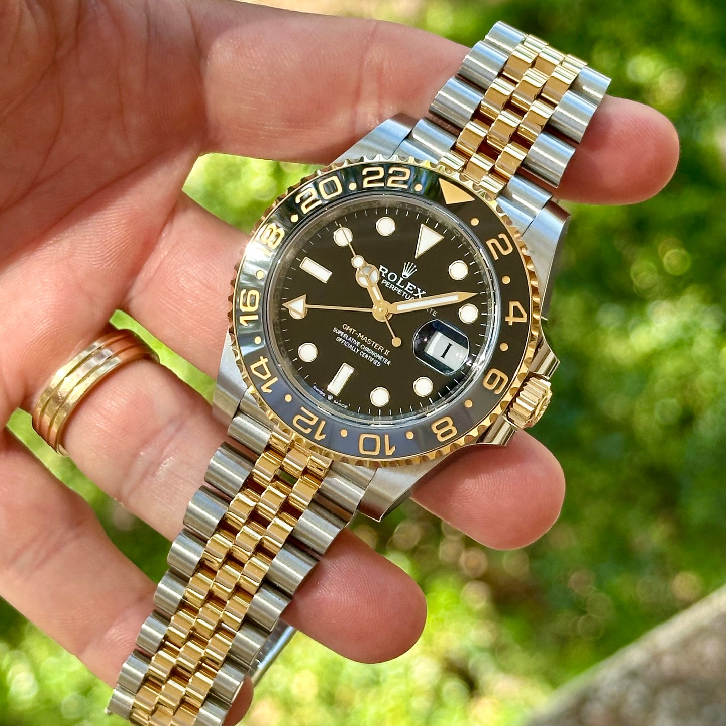 GMT Master II Zombie 18K Yellow Gold Ref 126713GRNR 2024